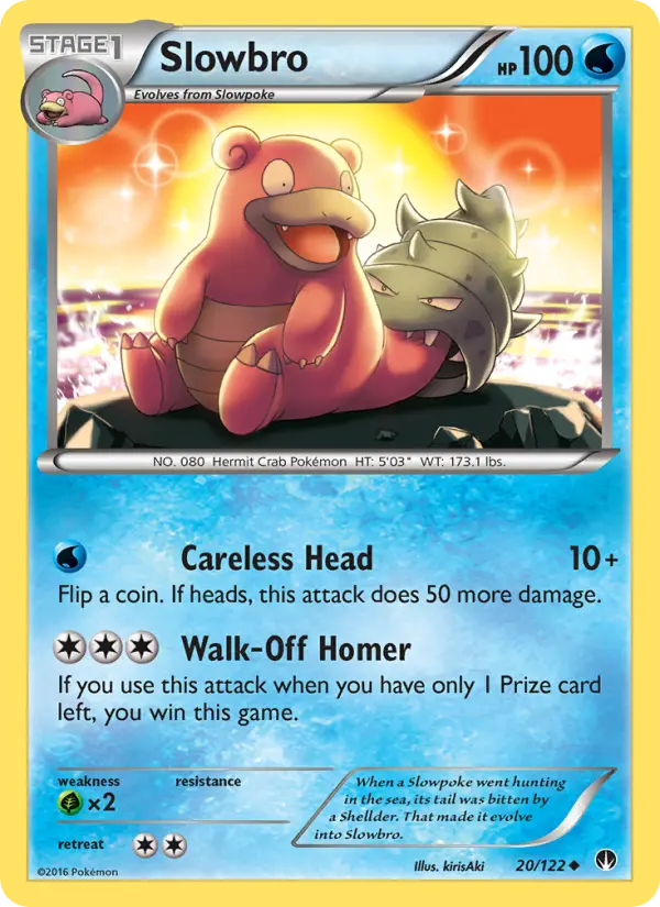 Slowbro, Pokémon card