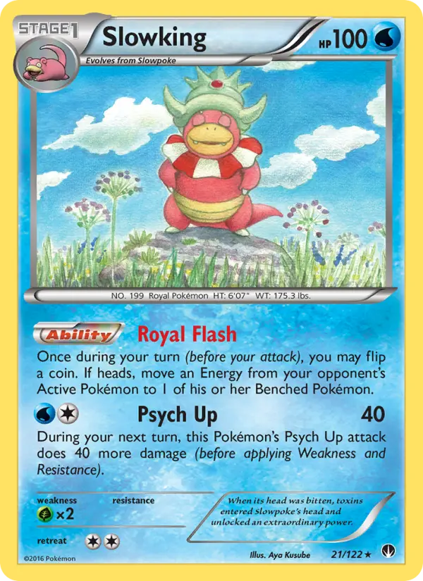 Slowking, Pokémon card