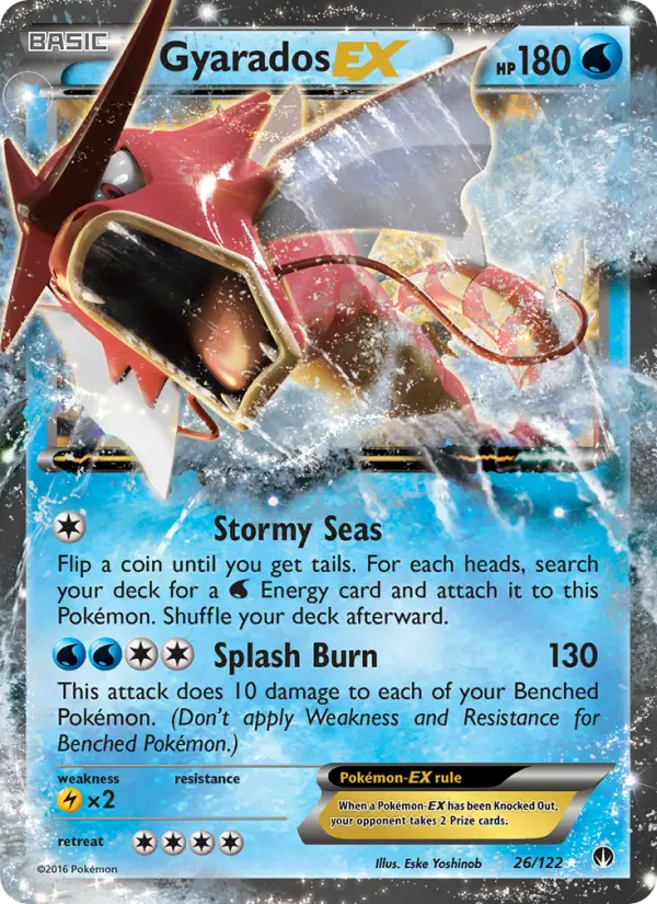 Gyarados EX, Pokémon card
