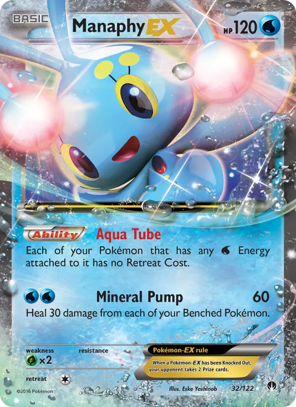 Manaphy EX, Pokémon card