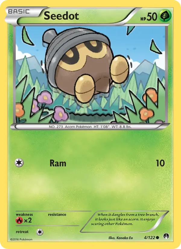 Seedot, Pokémon card