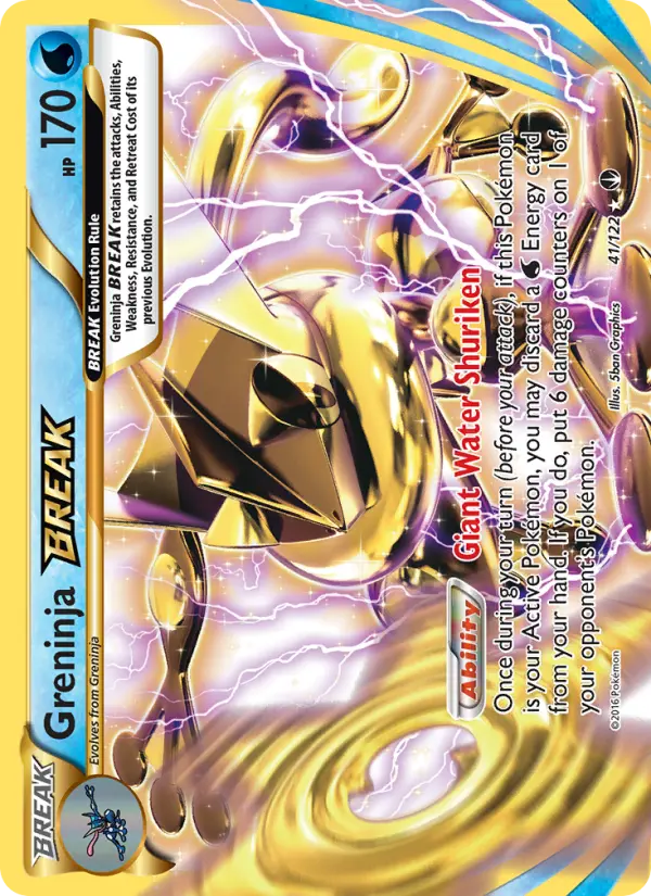 Greninja BREAK, Pokémon card
