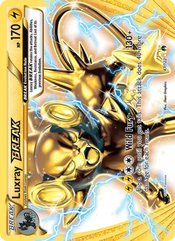 Luxray BREAK, Pokémon card
