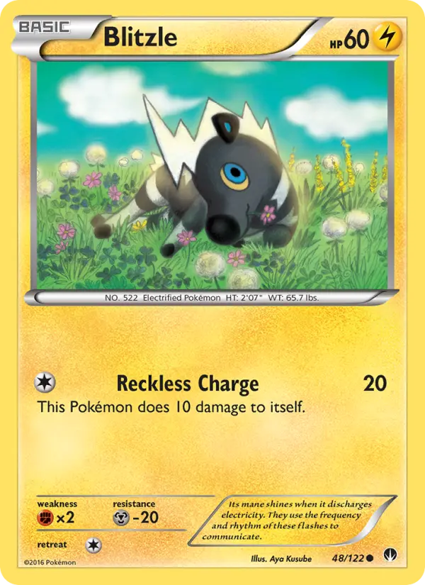 Blitzle, Pokémon card