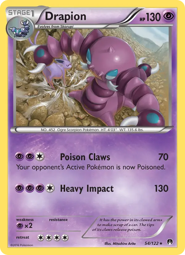 Drapion, Pokémon card