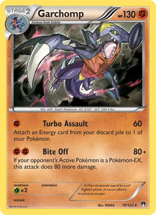 Garchomp, Pokémon card