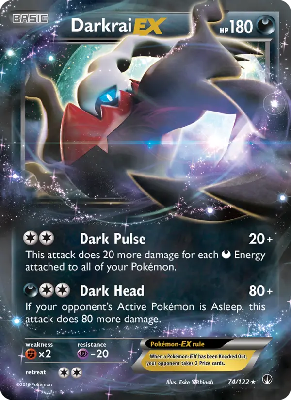 Darkrai EX, Pokémon card