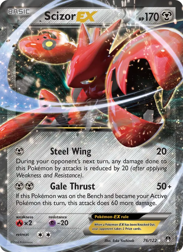 Scizor EX, Pokémon card