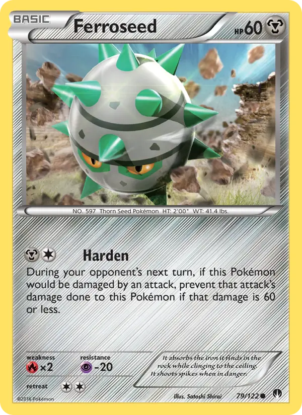Ferroseed, Pokémon card