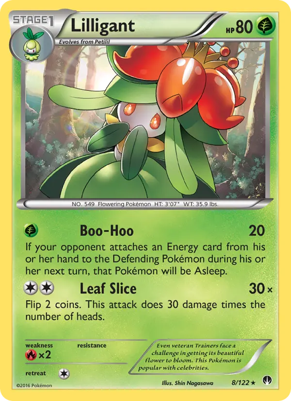 Lilligant, Pokémon card