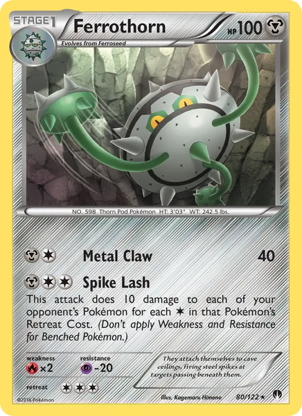 Ferrothorn, Pokémon card