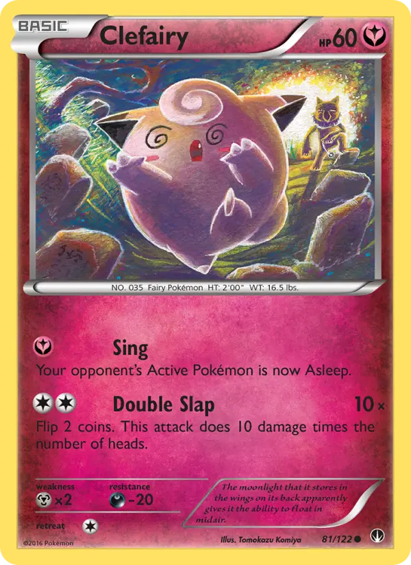 Clefairy, Pokémon card