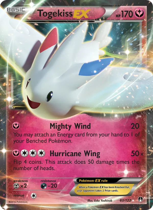 Togekiss EX, Pokémon card
