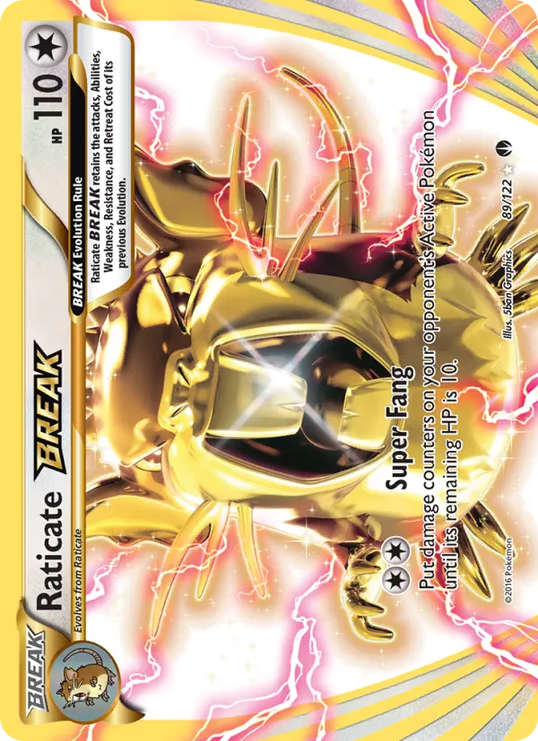 Raticate BREAK, Pokémon card