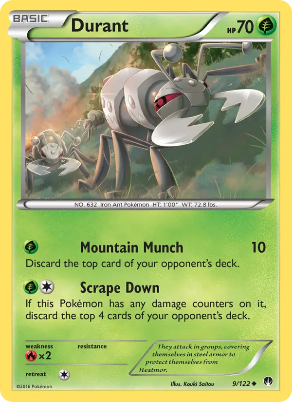 Durant, Pokémon card