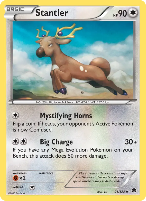 Stantler, Pokémon card