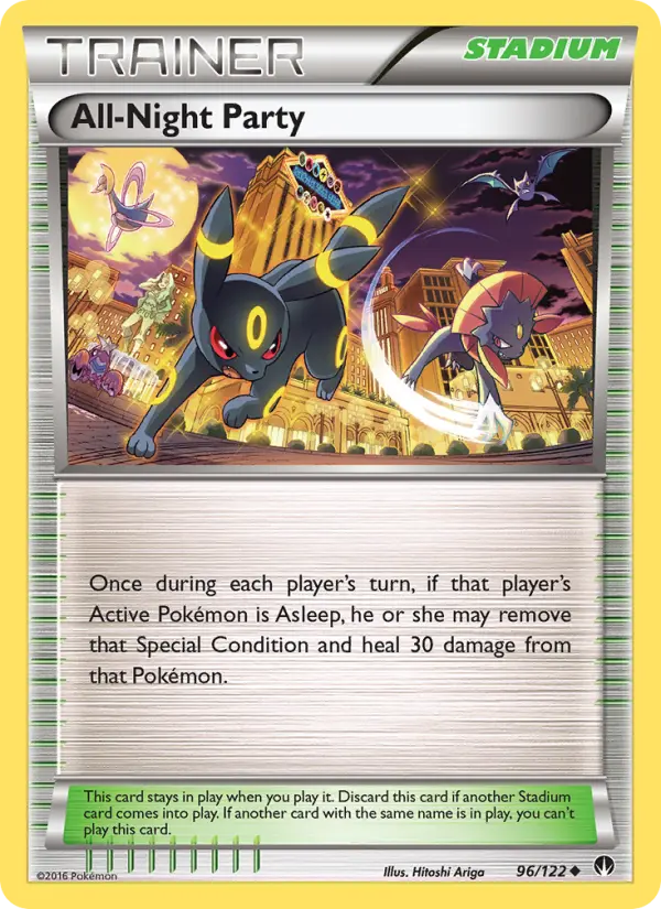 All-Night Party, Pokémon card