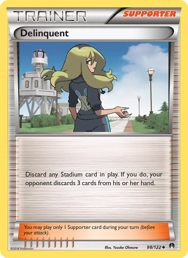 Delinquent, Pokémon card