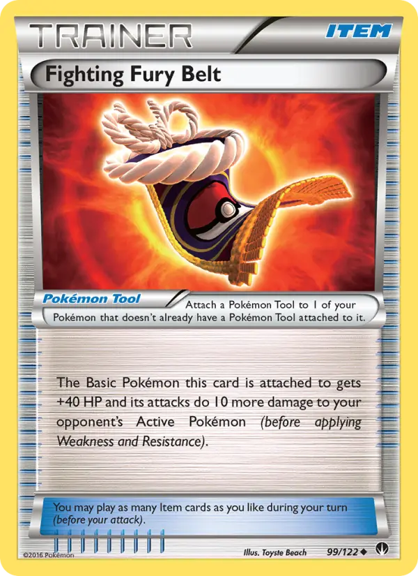 Fighting Fury Belt, Pokémon card